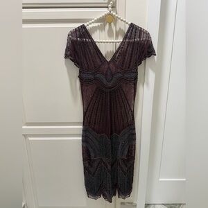 Elegant Beaded 1920s Dress.
